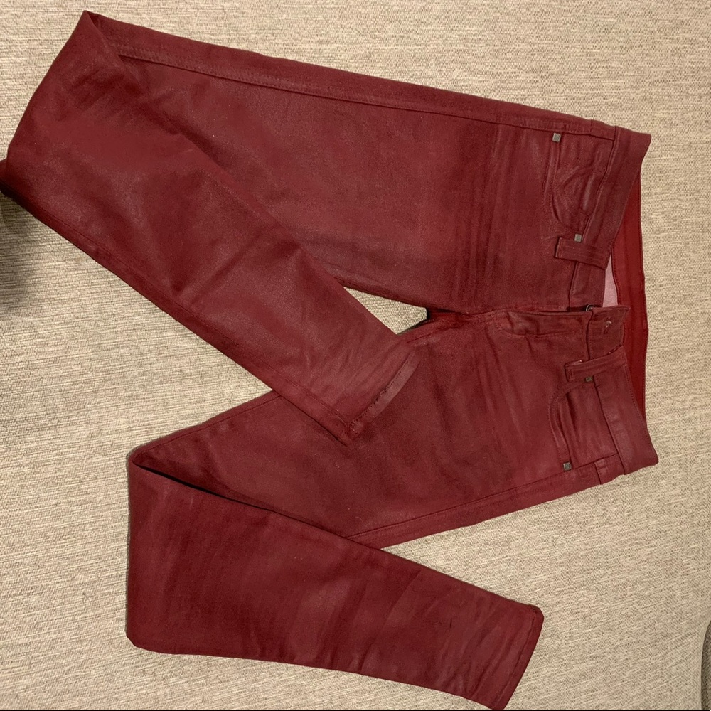 Frankie B waxed skinny jeans - size 25